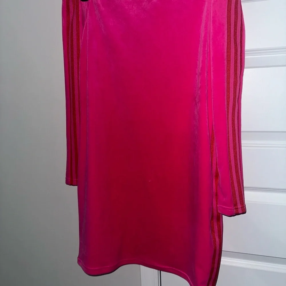 Adidas Ivy Park Hot Pink Midi Dress - Picture 3 of 5
